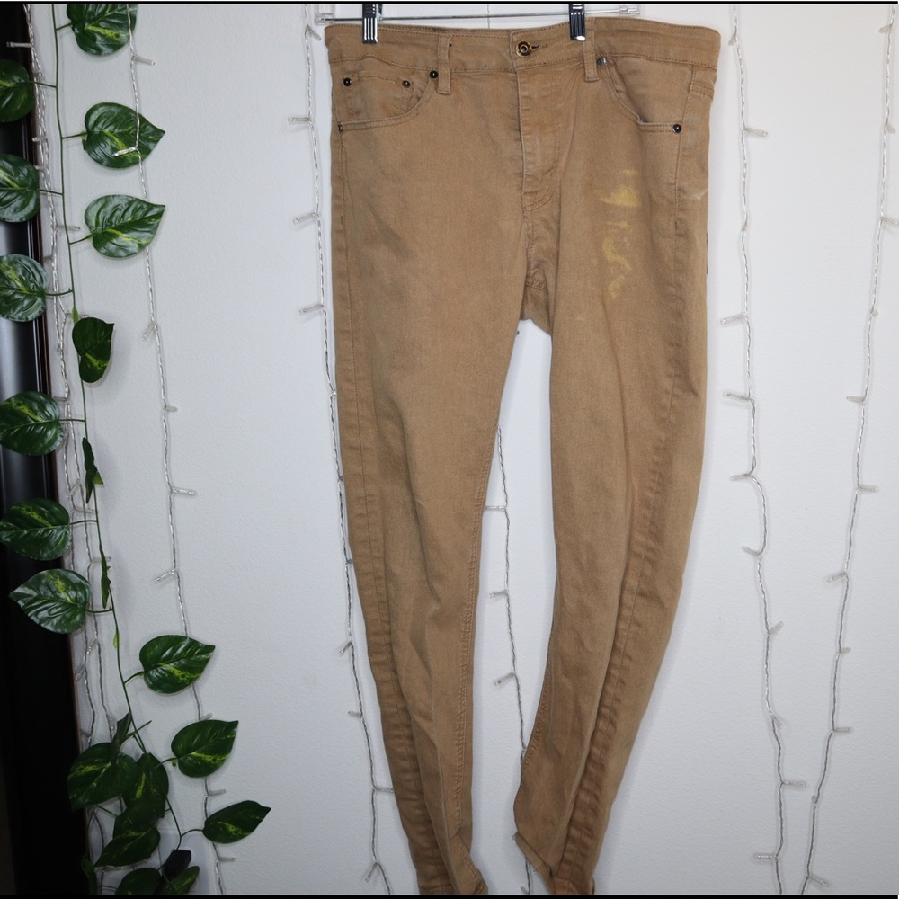HYPE TAN MENS JEANS SKINNY STRETCH 34x32 CHEAP